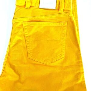 Ermenegildo Zegna yellow skinny jeans